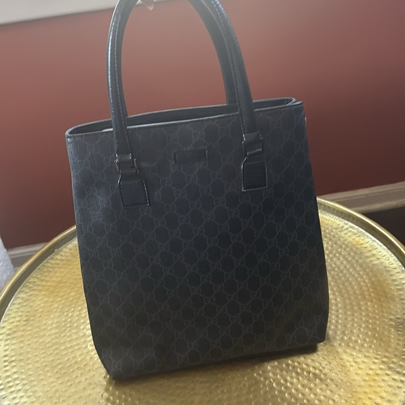Gucci GG Black Tote Bag Handbag - Picture 12 of 15